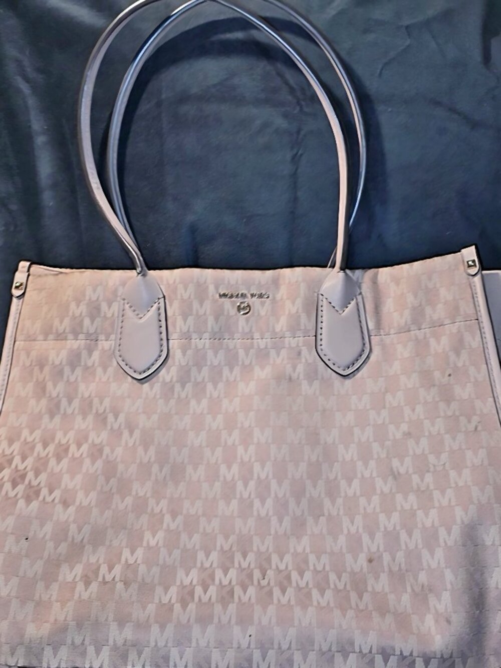 Michael Kors Heidi Large Logo Jacquard Tote Bag